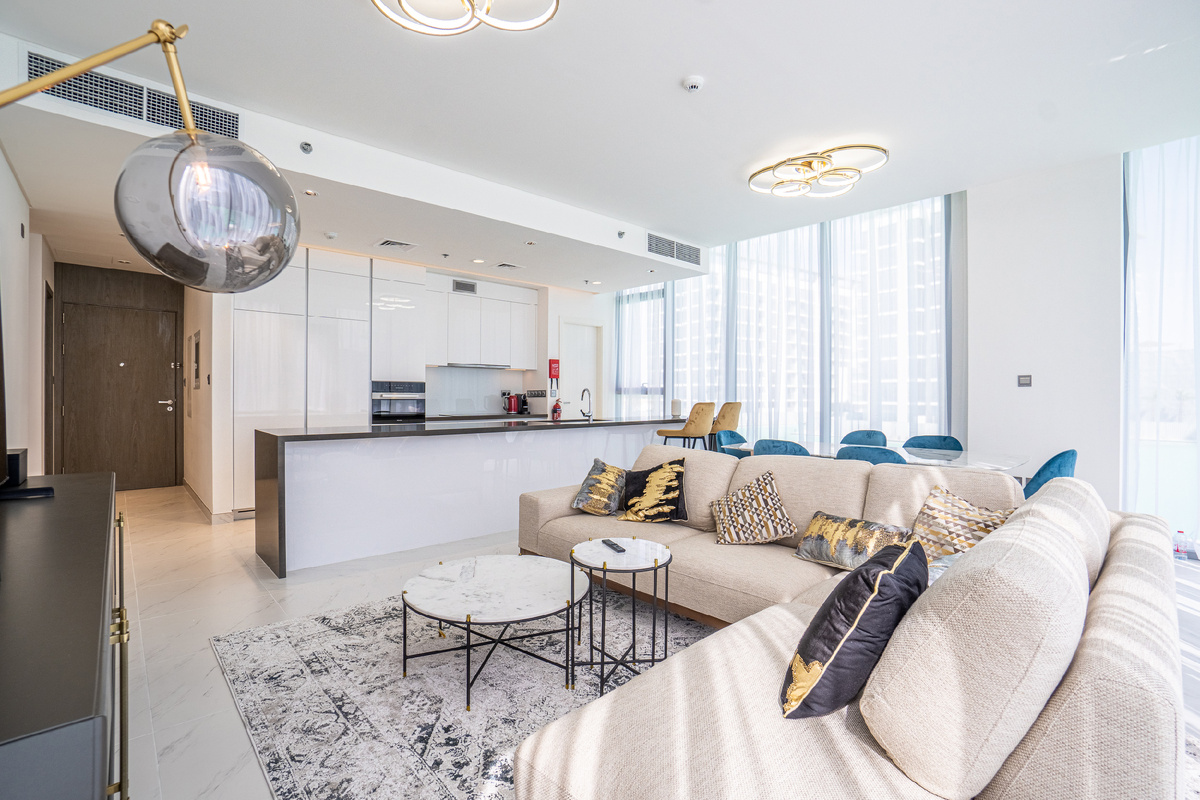 Пример меблировки квартиры в Дубае, проект Furni