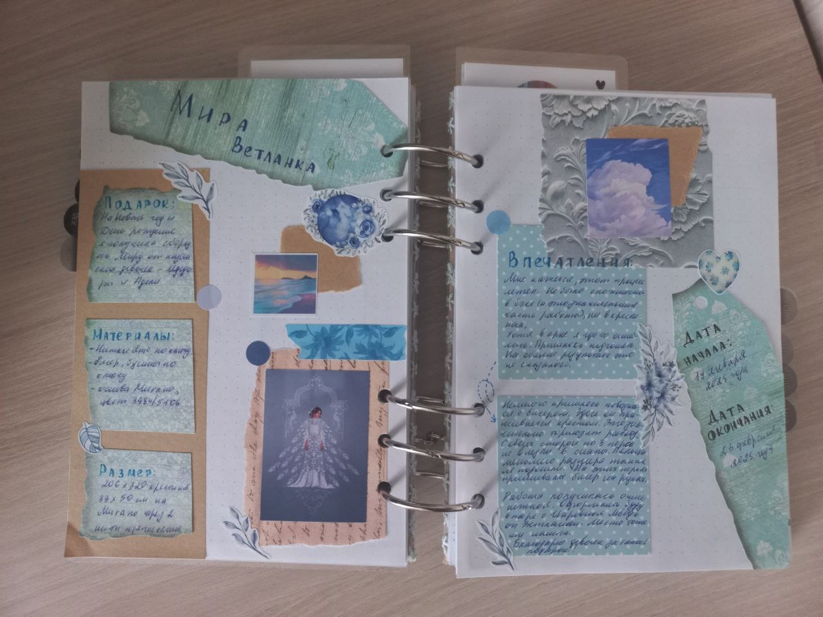 Мой разворот по предложенному шаблону