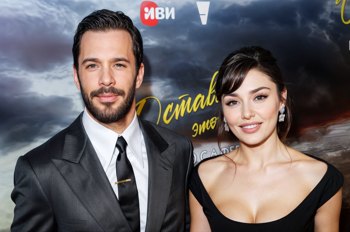 Барыш Ардуч и Ханде Эрчел в Москве. Фото взято из свободных источников и отработано автором