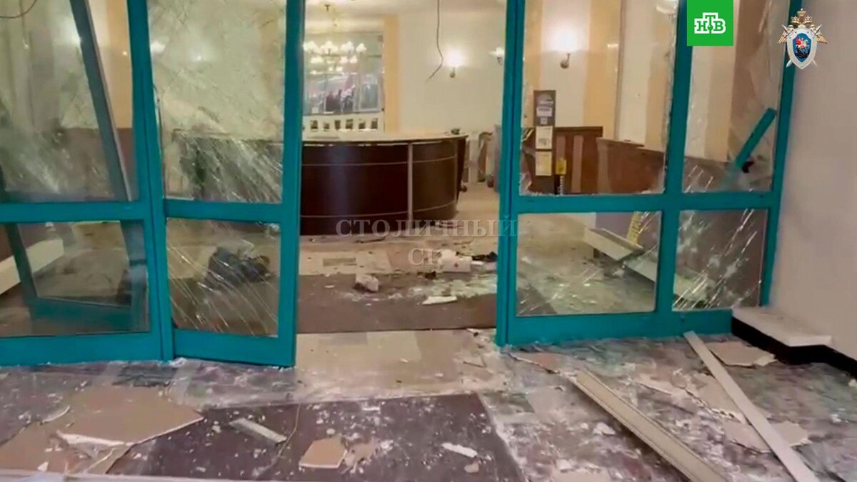    СК показал видео с места взрыва в московском ЖК «Алые Паруса»