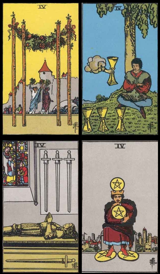 Четвёрки «Таро Райдера-Уэйта»