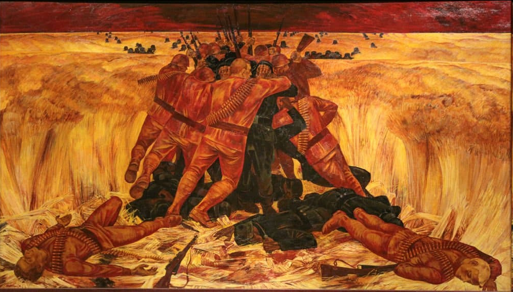 Михаил Савицкий. «Поле», 1973 г., Музей истории города Минска