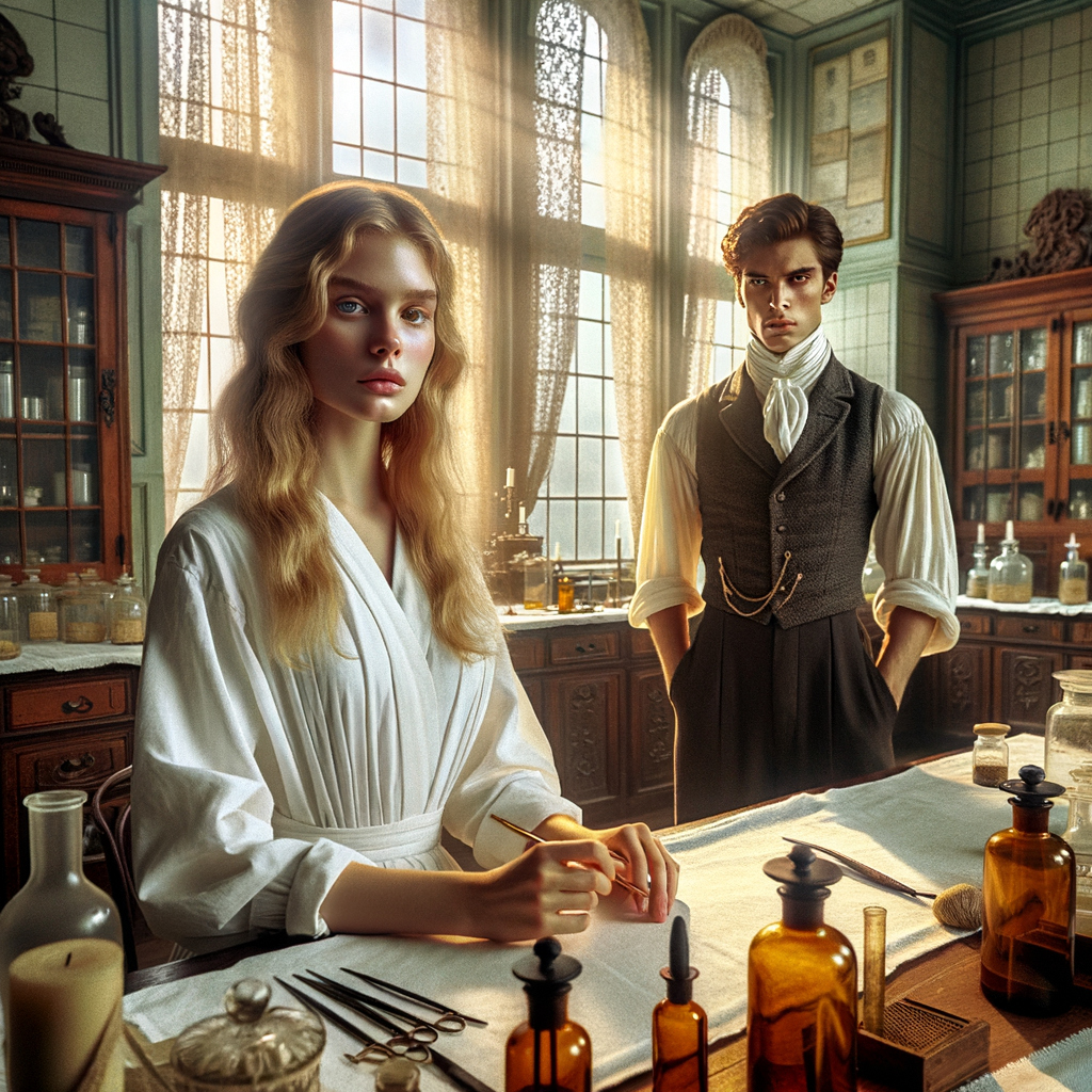 Арт к книге (создано автором при помощи deep ai)