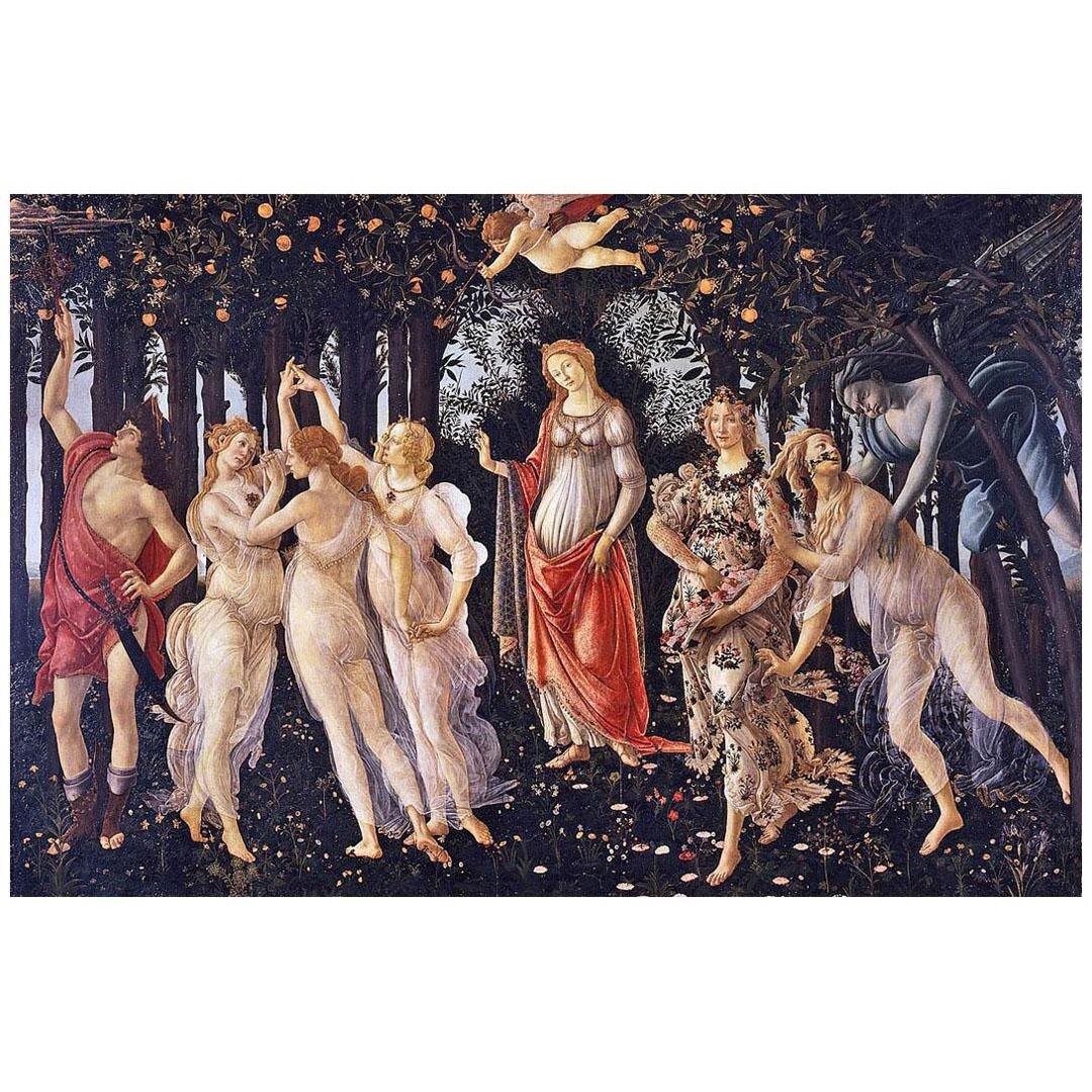 Sandro Botticelli. Autoritratto (frammento dell’Adorazione dei Magi). 1476. Uffizi, Firenze