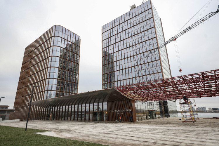    Отель «Миллениум панорама» на берегу Казанки.   
Фото: «БИЗНЕС Online»