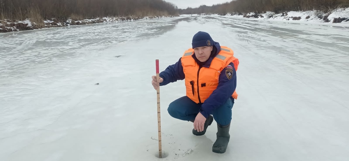 Карта льда на водоемах