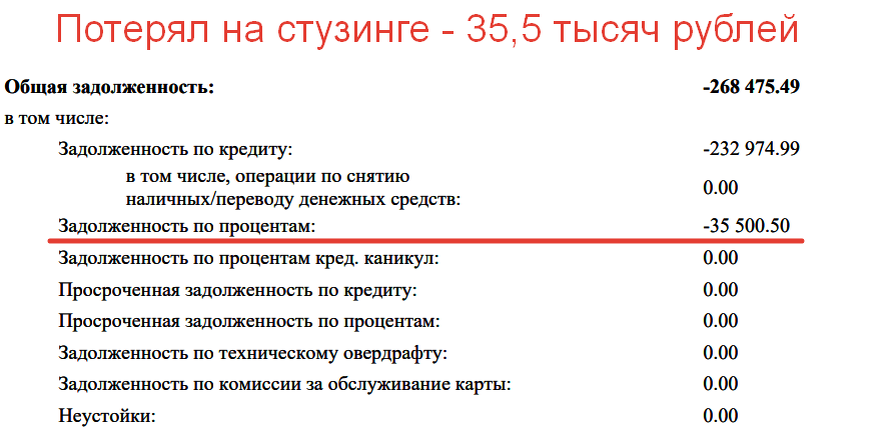 Моя выписка из банка