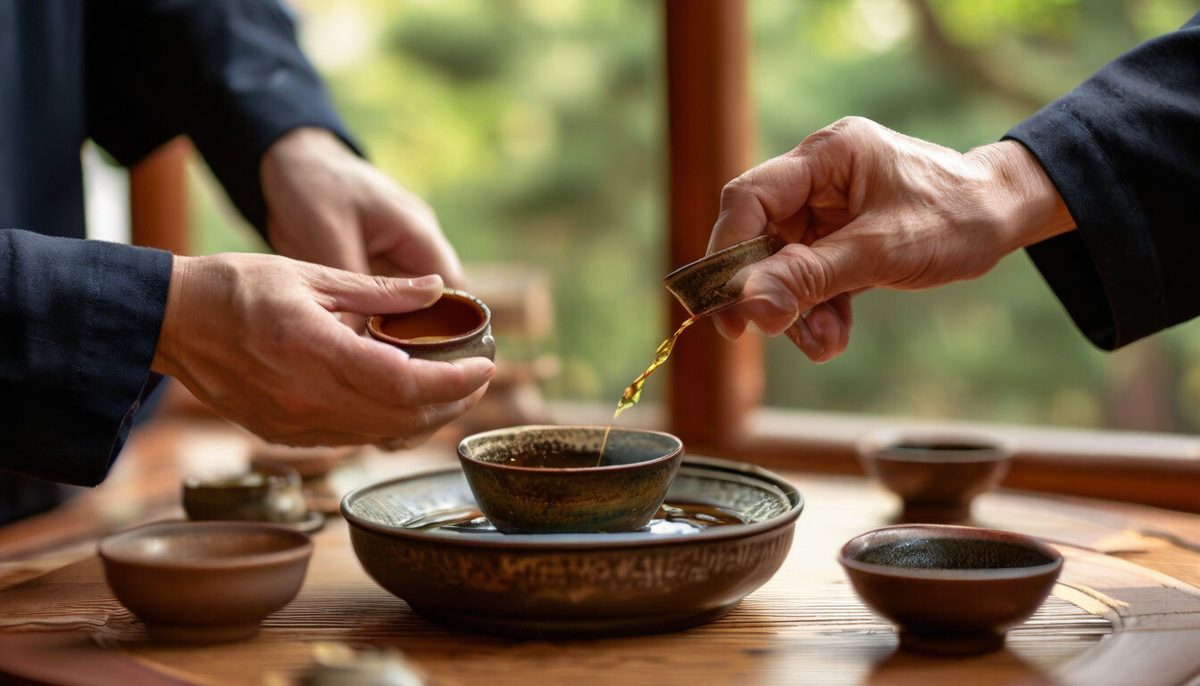 
Китайский связанный чай (или цветущий чай) — это уникальный вид чая, который не только восхищает своим вкусом, но и радует глаз своими удивительными формами и красотой. Этот чай представляет собой искусно связанный букет из чайных листьев и съедобных цветков, который при заваривании раскрывается, как цветок, создавая впечатляющее зрелище. В этой статье мы рассмотрим, что такое связанный чай, как он производится, его виды и полезные свойства.

Что такое связанный чай?
Связанный чай — это ручная работа, в которой чайные листья скручиваются и связываются с цветами, такими как жасмин, хризантема, лотос или другие растения. При заваривании такой чай раскрывается, образуя красивую композицию, что делает его не только напитком, но и элементом искусства.