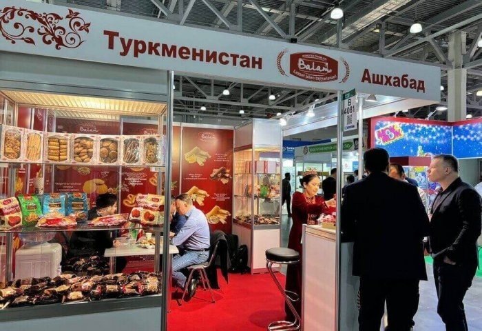 «WorldFood Moscow» — 31-ая Международная осенняя выставка продуктов питания, 22 сентября 2022 год, Москва, Россия. (Фото: turkmenmetbugat.gov.tm)