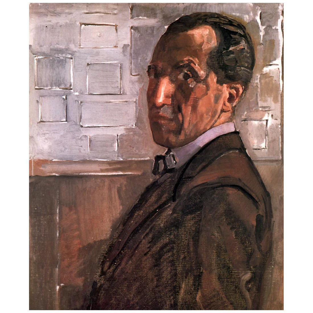 Piet Mondriaan. Self Portrait. 1918