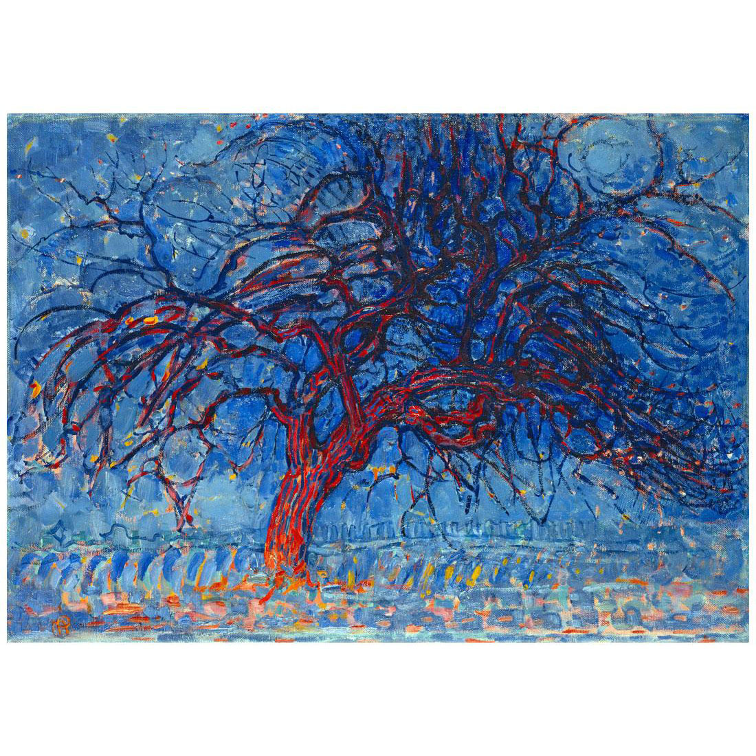 Piet Mondriaan. The Red Tree. 1908-1910.