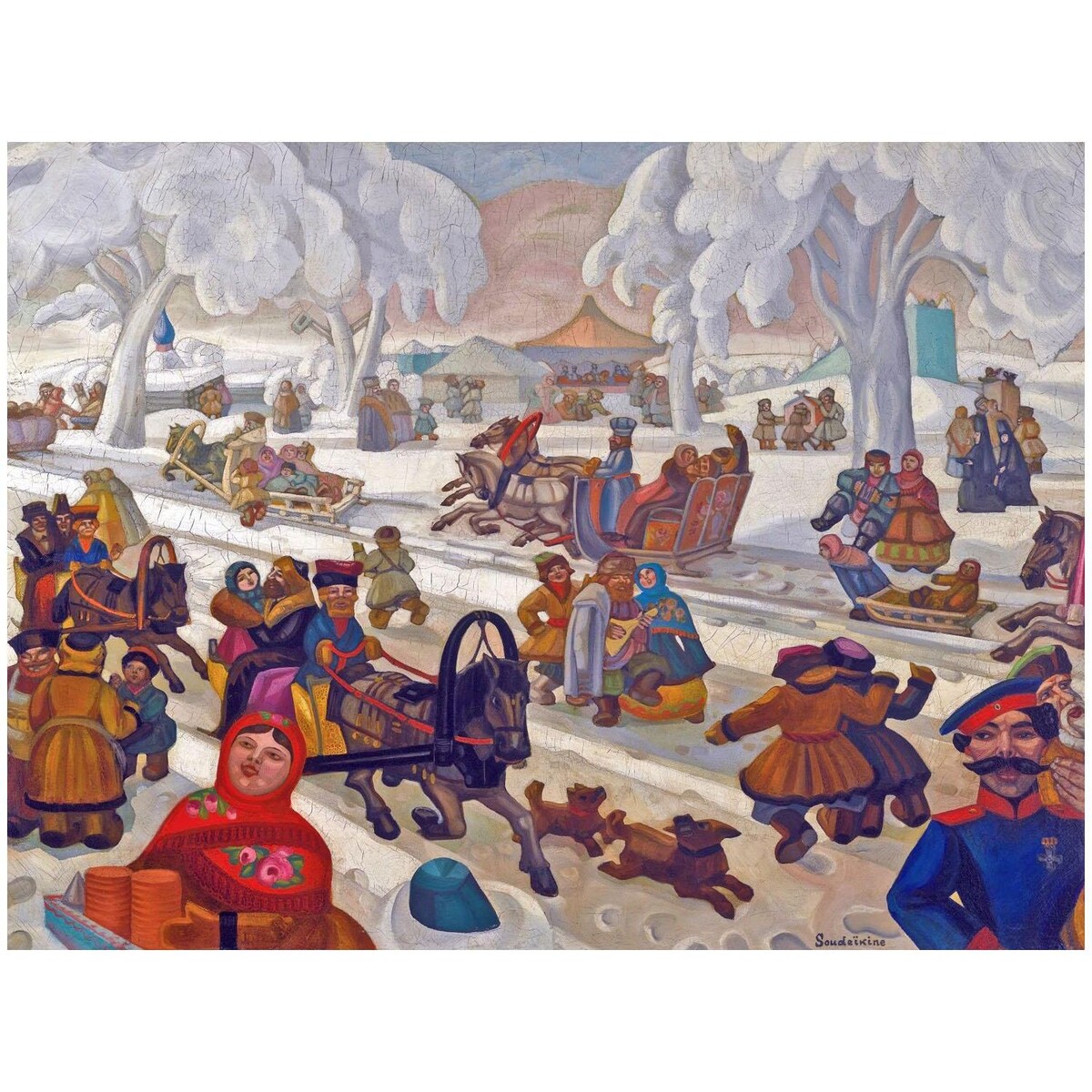 Сергей Судейкин. Масленица. 1912