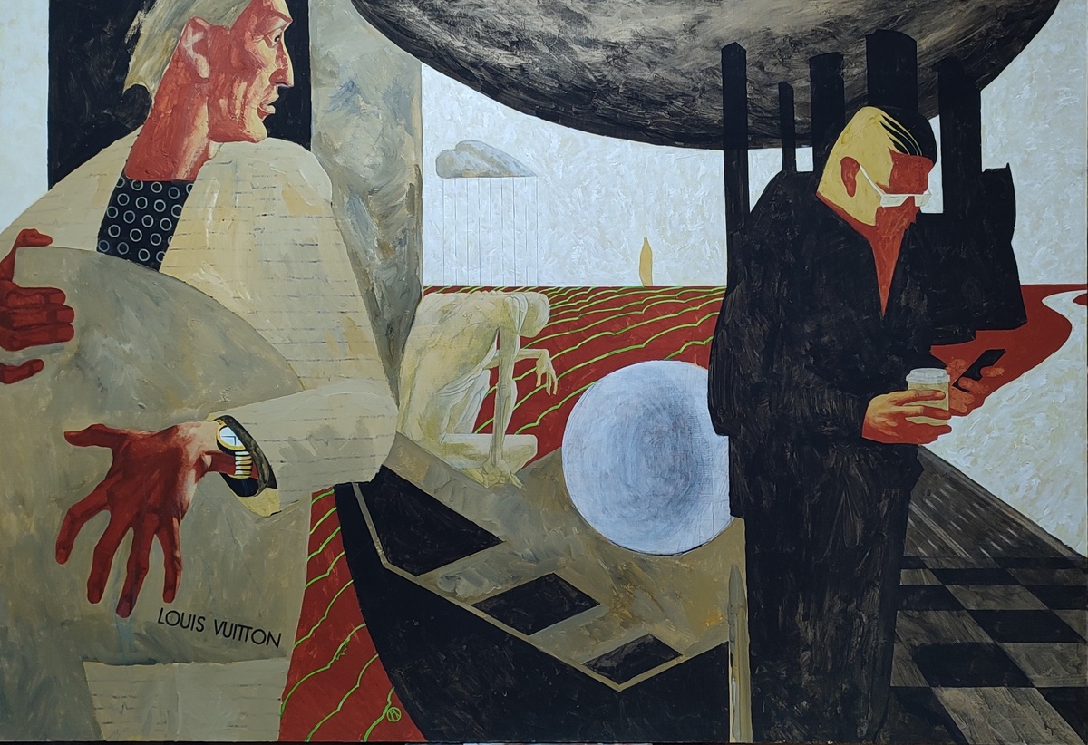 «Бытие слепоты или притча о сеятеле» — картина художника Николая Пака, созданная в 2025 году.