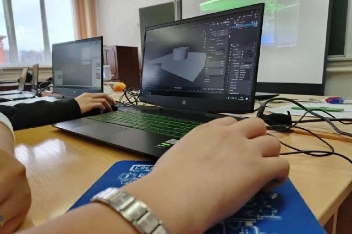    В 300 школ и техникумов Красноярского края закупили ноутбуки и телевизоры