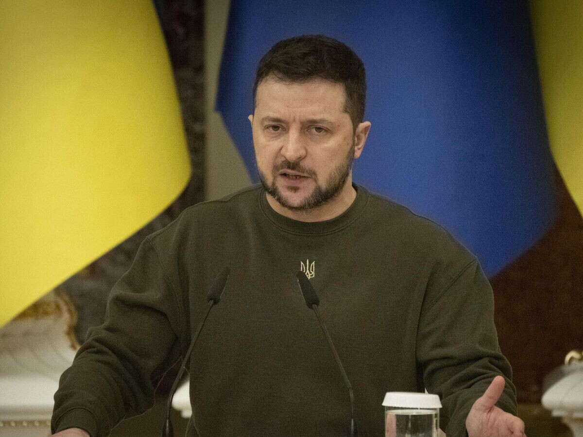    Президент Украины Владимир Зеленский© AP Photo / Efrem Lukatsky