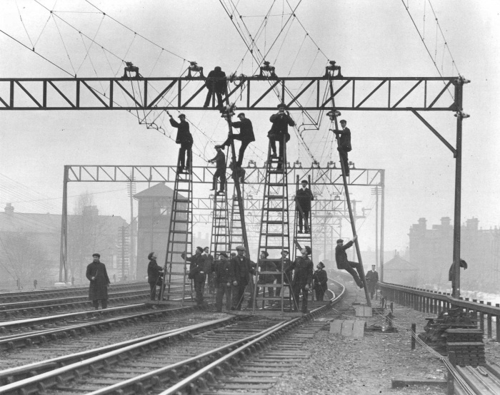 Электрификация железнодорожного участка СССР