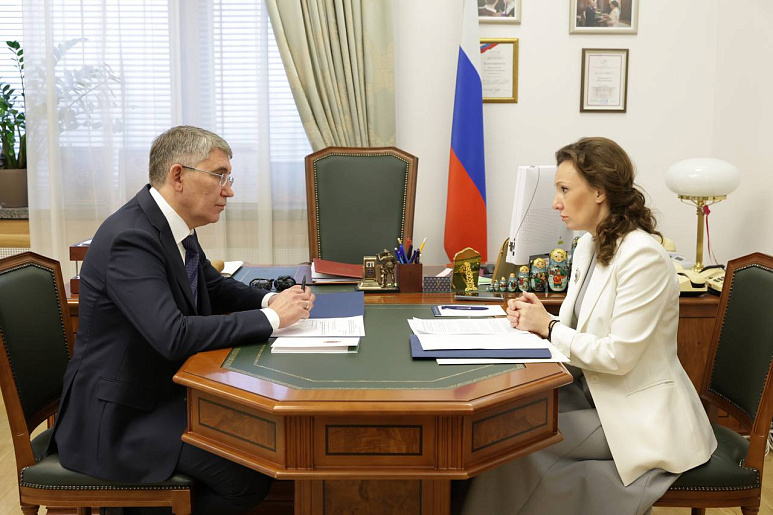    Дмитрий Миляев обсудил с Анной Кузнецовой реабилитацию участников СВО