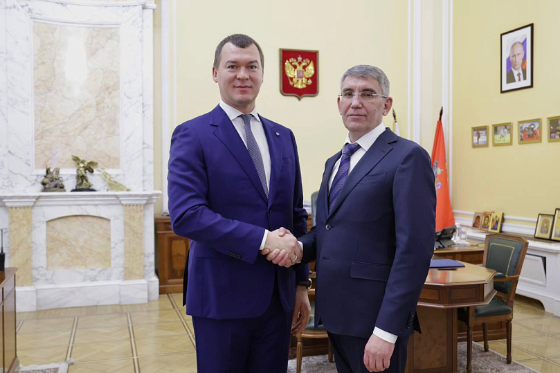    Дмитрий Миляев обсудил развитие спорта в Тульской области с Михаилом Дегтярёвым