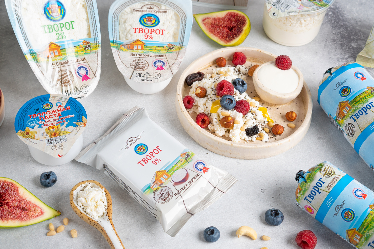 Ассортимент молочных продуктов фирмы «Калория»