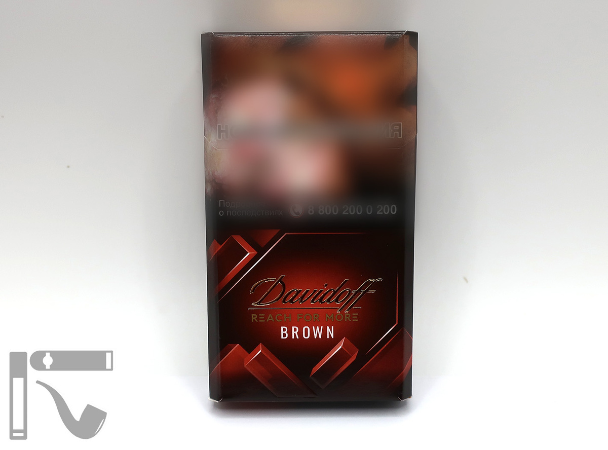 Сигареты Davidoff Reach Brown. Фото: © канал "Уголок Курильщика"