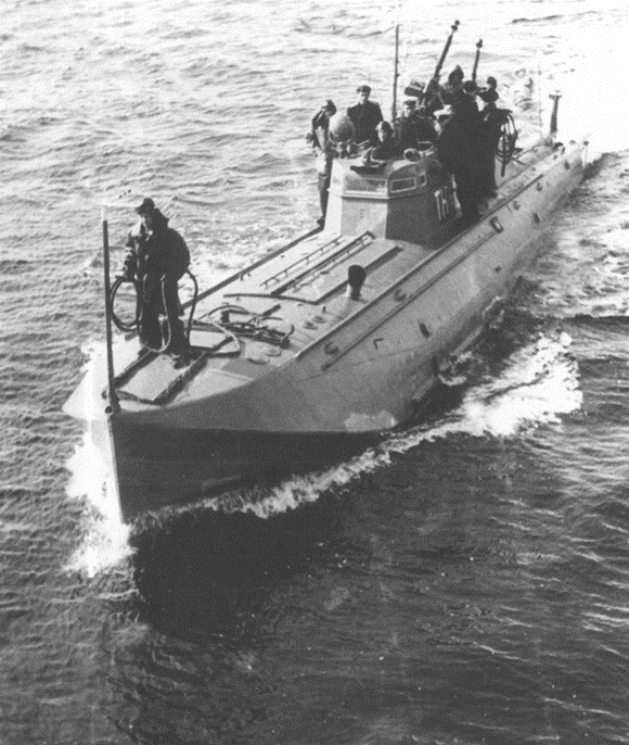 Торпедный катер КБФ типа «Г-5» возвращается в базу