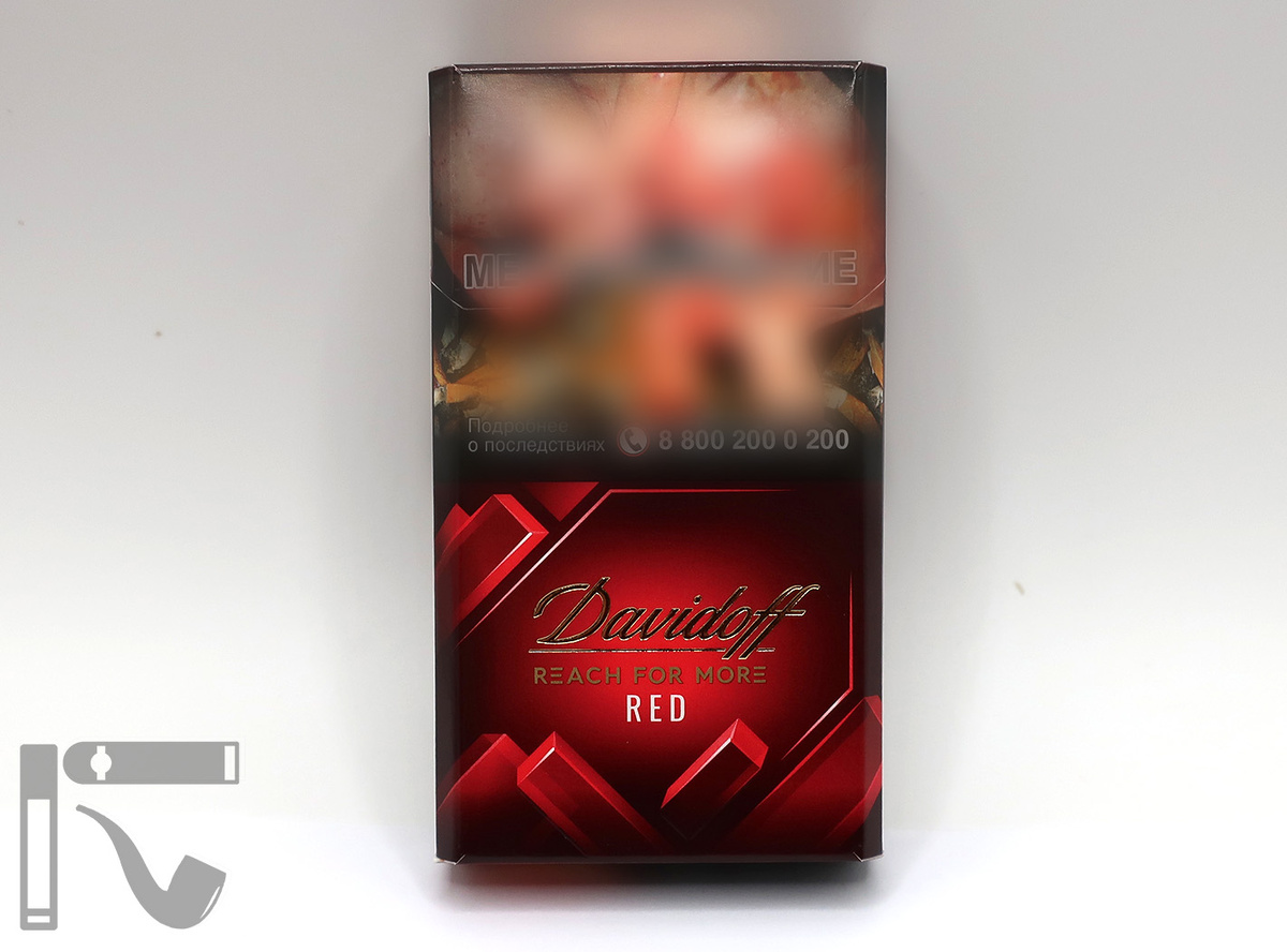 Сигареты Davidoff Reach Red. Фото: © канал "Уголок Курильщика"