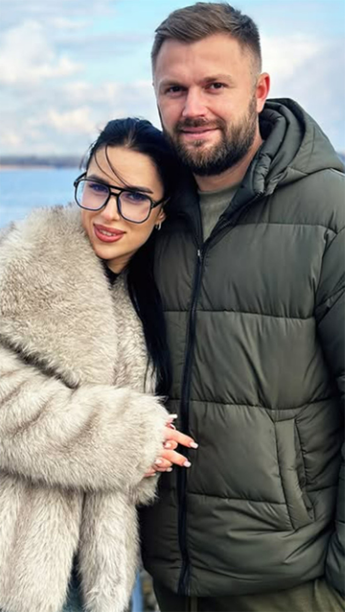 Виктор Литвинов с женой Александрой. Фото: соцсети Виктора Литвинова