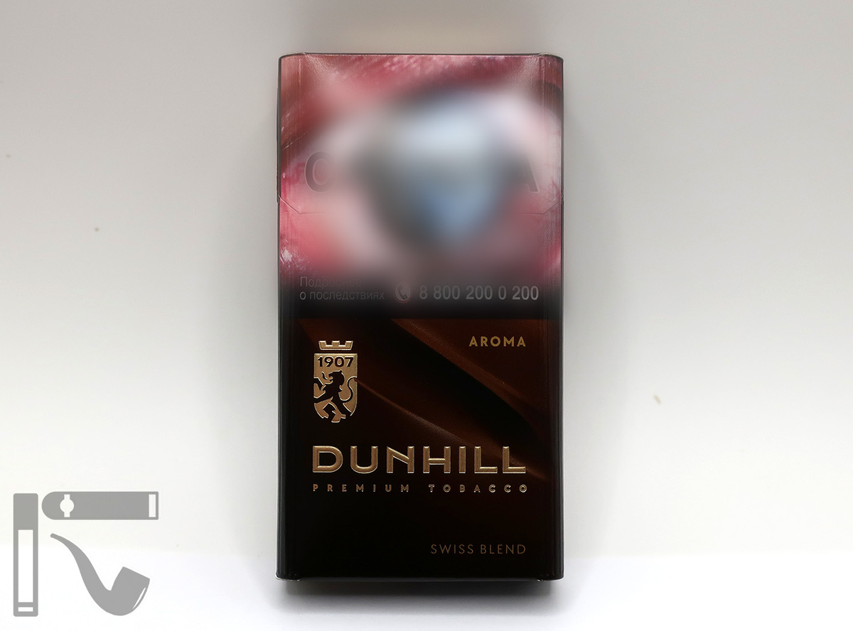 Сигареты Dunhill Swiss Blend Aroma Brown. Фото: © канал "Уголок Курильщика"