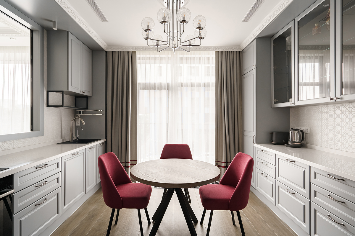 Кухня с фасадами из коллекции "Спарта"