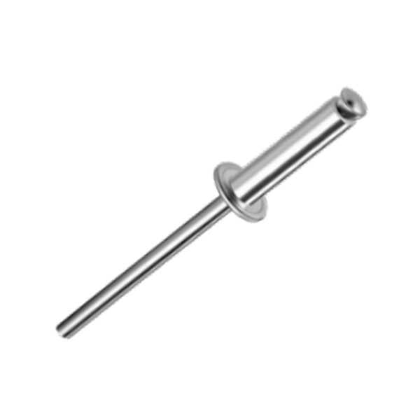 Заклепка вытяжная лепестковая 4,8х50 (алюминий/сталь) стандартный бортик