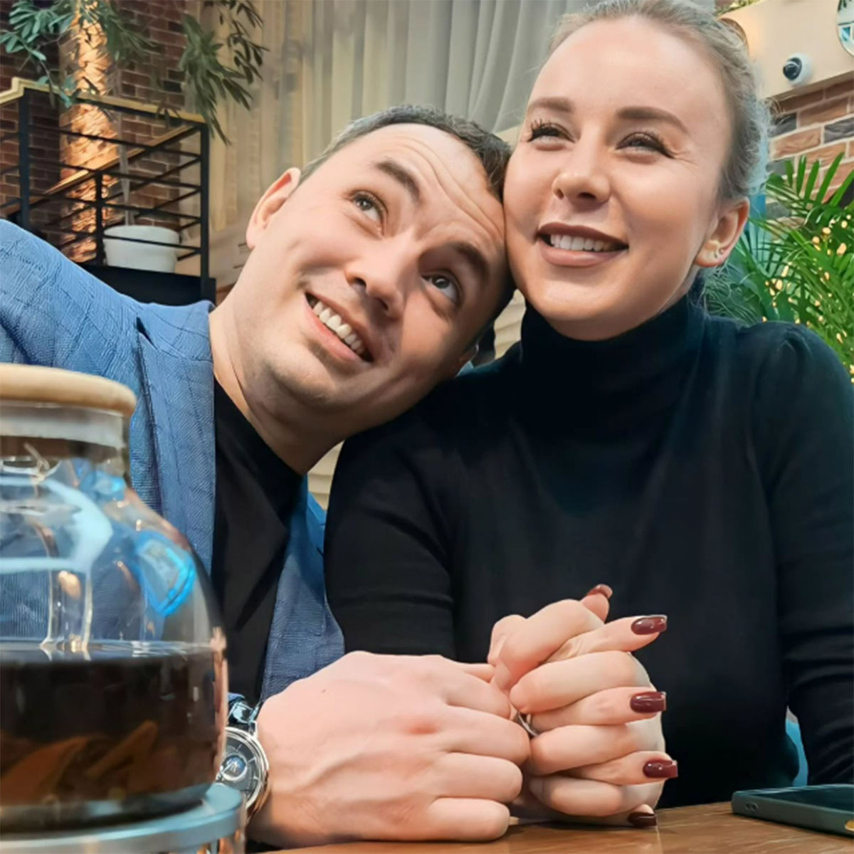 Саша Гобозов с женой Светланой. Фото: соцсети Александра Гобозова