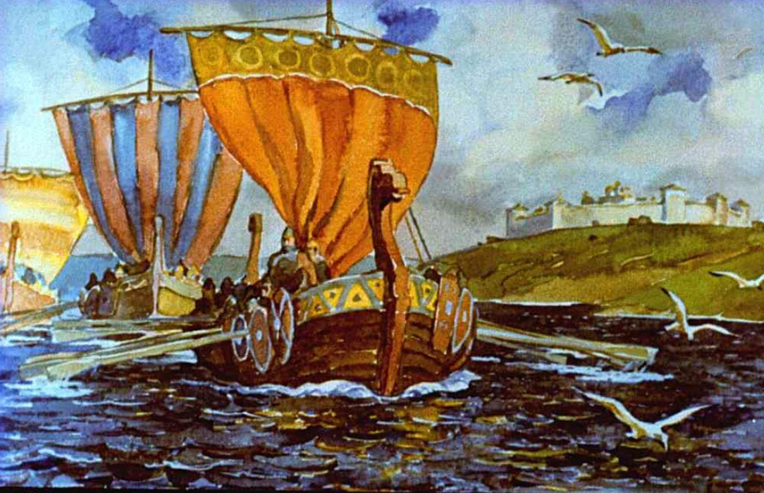 "Путь из Варяг в Греки был главным торговым путем, путем и военным и распространения культуры." Д.С. Лихачев