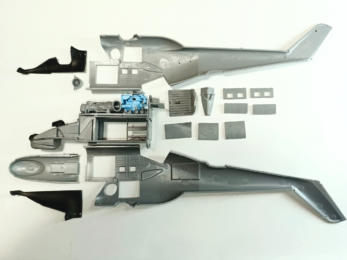 подготовка к сборке основы фюзеляжа