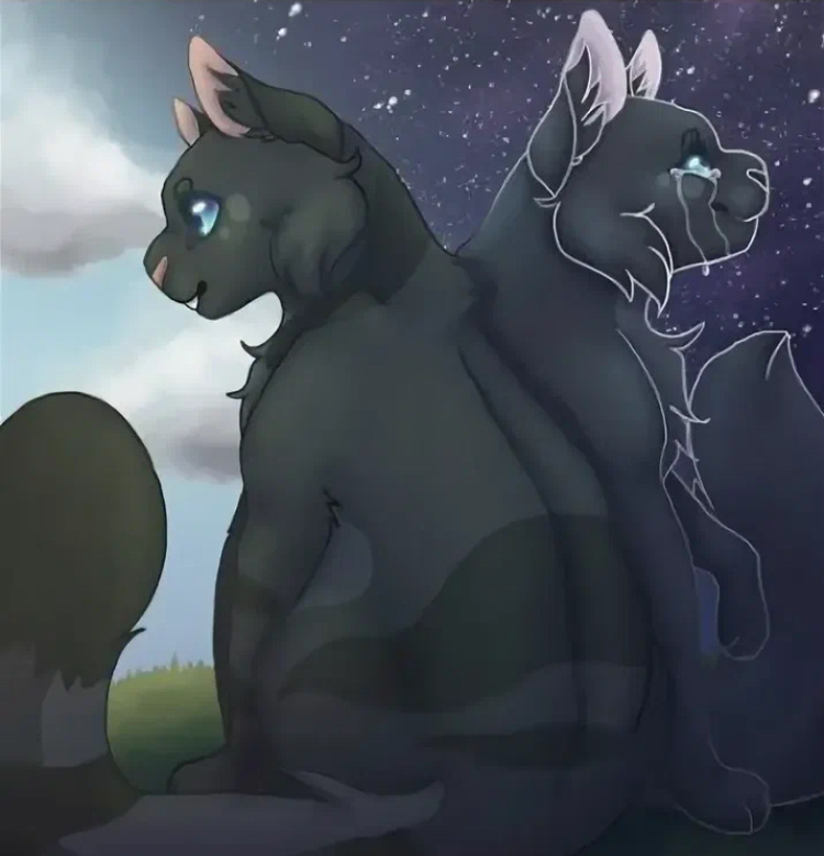 Дух покойной пепелицы и сама же пепелинка. Как же они обе прекрасны..))