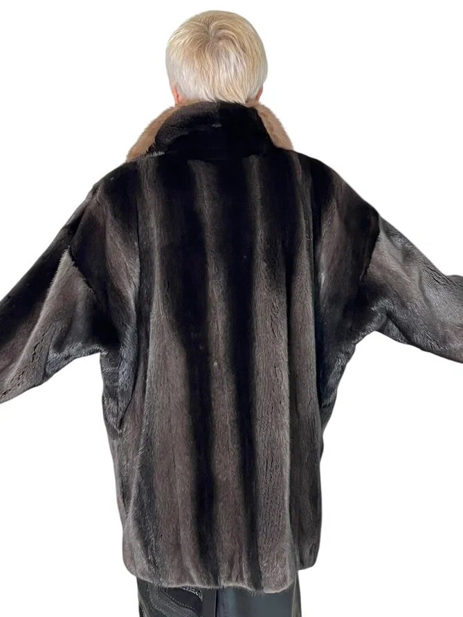 Переделка пальто из меха норки. Ателье Ирины Берзиной.