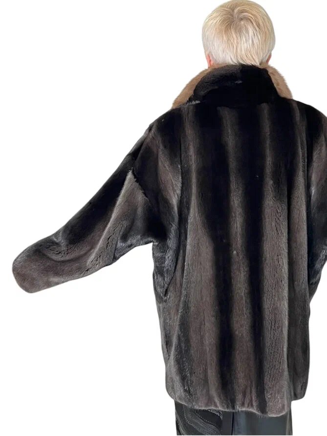 Переделка пальто из меха норки. Ателье Ирины Берзиной.