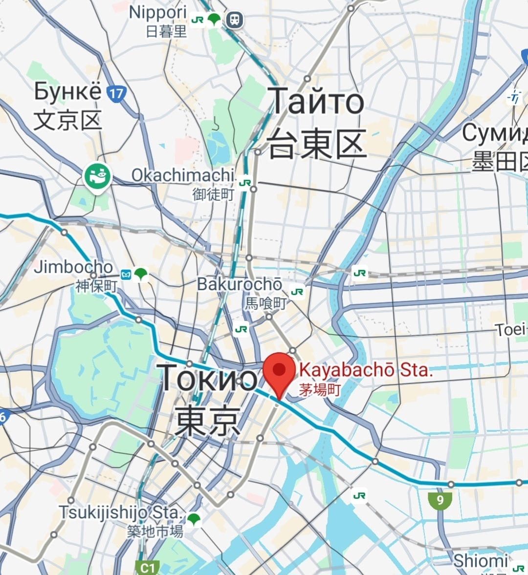 Станция на гугл картах