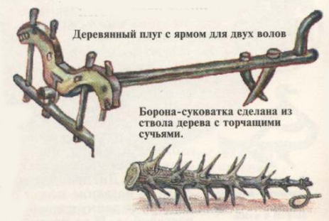 Ранние орудия обработки почвы