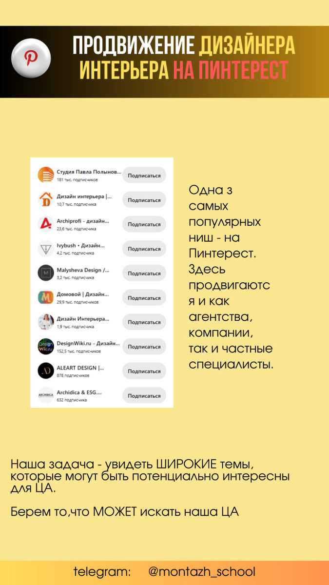 Как продвигаться на Пинтерест - ДИЗАЙНЕРУ     ИНТЕРЬЕРОВ
