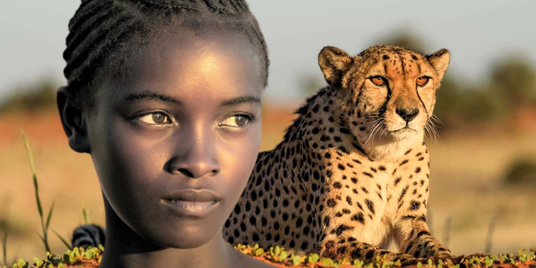 Бушмены: самый древний народ на планете, представителей которого на охоте сопровождают красивые кошки — гепарды
