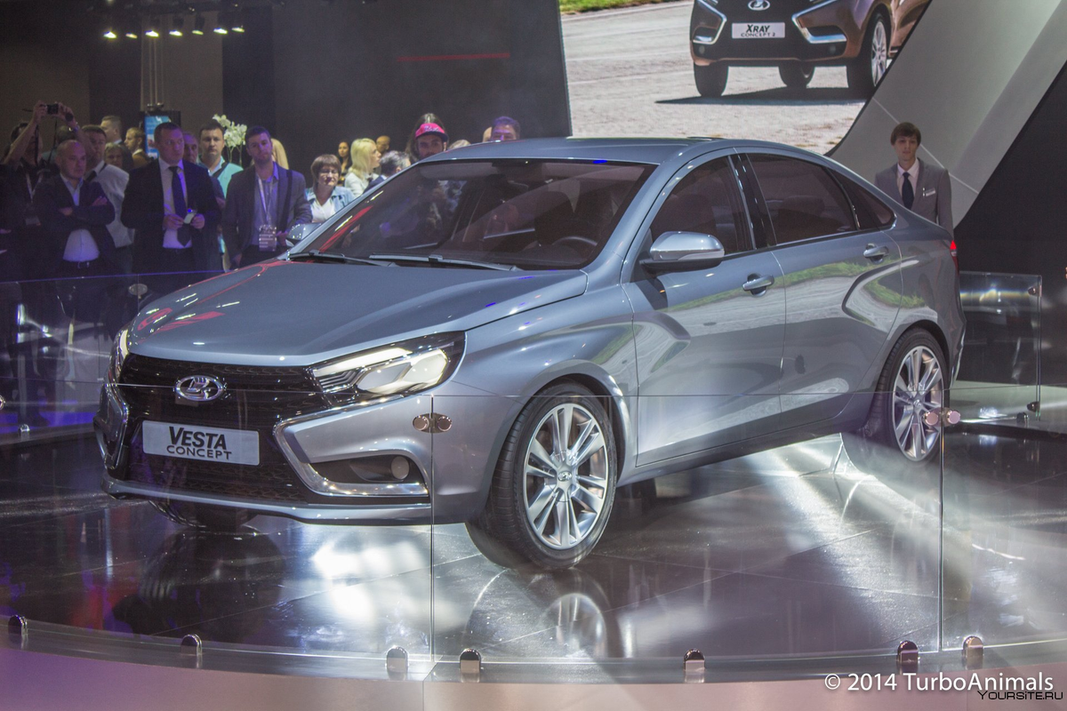 концепт Lada Vesta 2014 год.