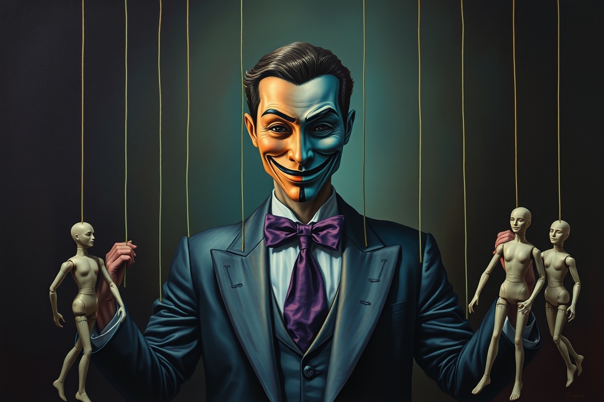 "Манипуляция — это как игра в шахматы, где фигуры — чужие эмоции, а доска — их доверие. Но помни: даже самый искусный игрок однажды может столкнуться с тем, кто разгадает его ходы и перевернет доску."