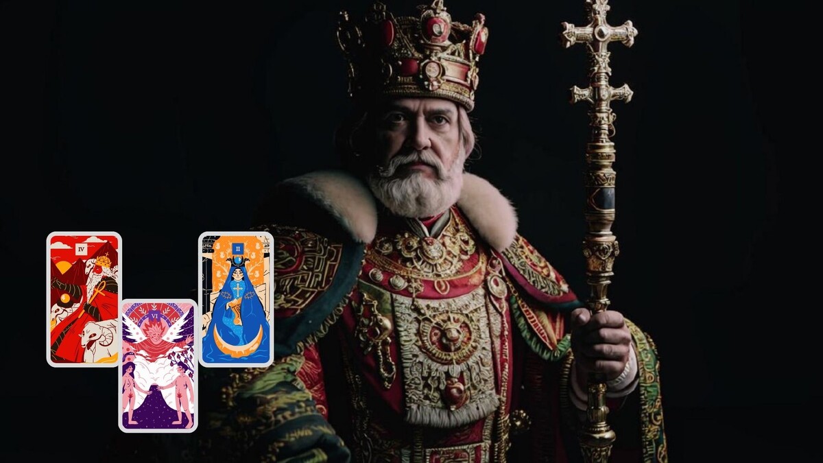 Император со Жрицей образуют теневых Влюбленных