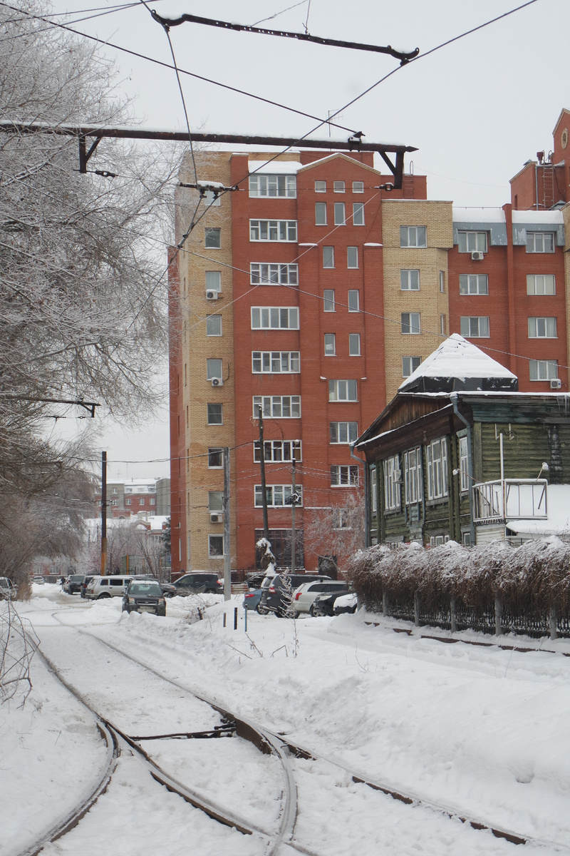 рельсы как раз лежат на улице Слободской