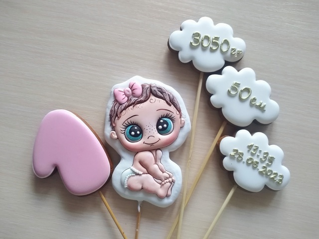 Пряничные топперы Марии