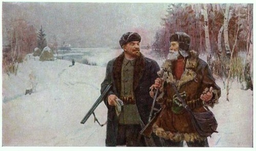 Ленин на охоте