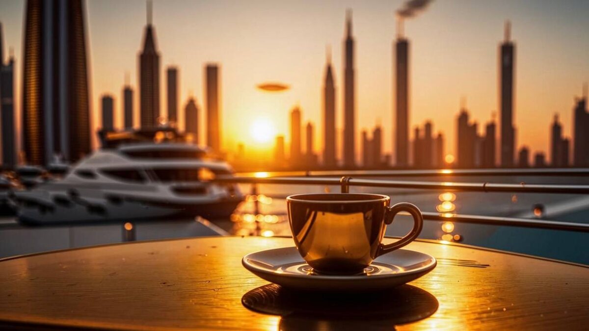 Примерно вот так выглядит кофе за 35 000 рублей