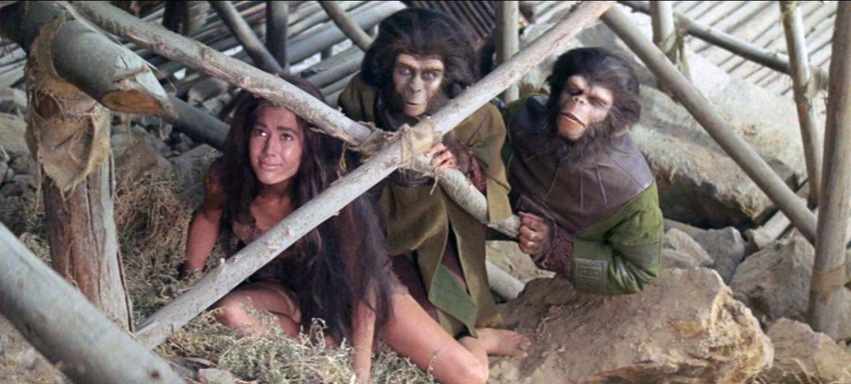 Кадр из фильма "Планета обезьян", 1968 г.
