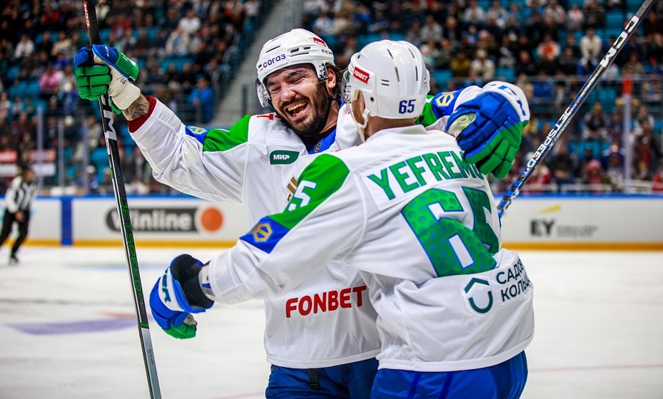    «Салават Юлаев» впервые с 2020 года обыграл в Уфе «Металлург». Фото: ХК «Салават Юлаев»