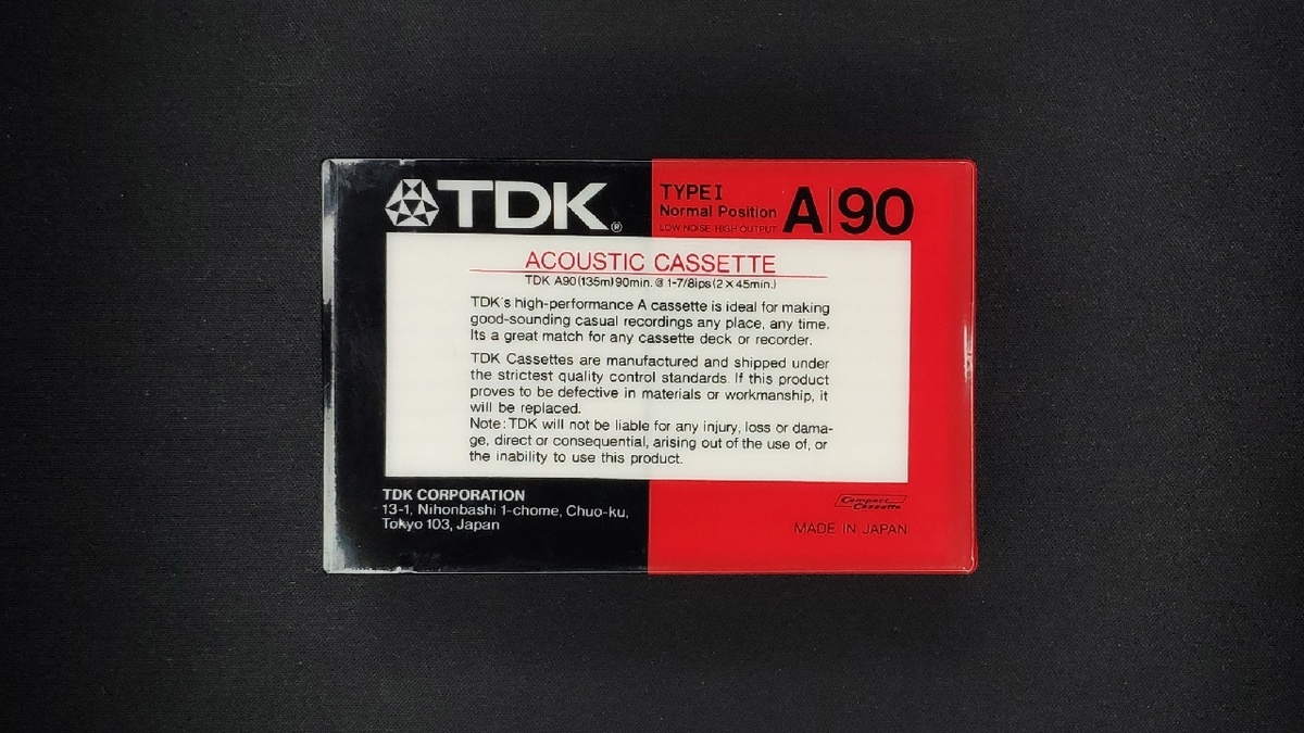 Запечатка TDK A 90